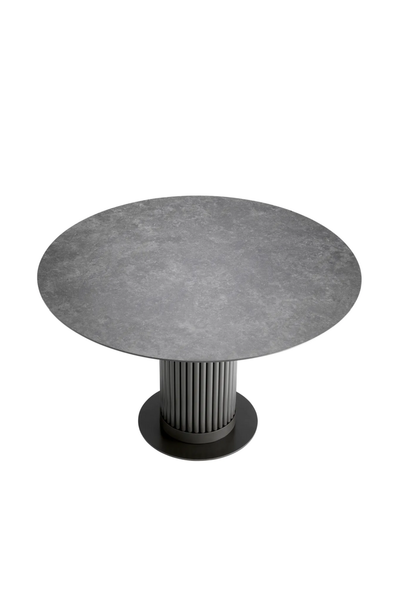 Round Ceramic Marble Dining Table | Eichholtz Volterra | Eichholtzmiami.com