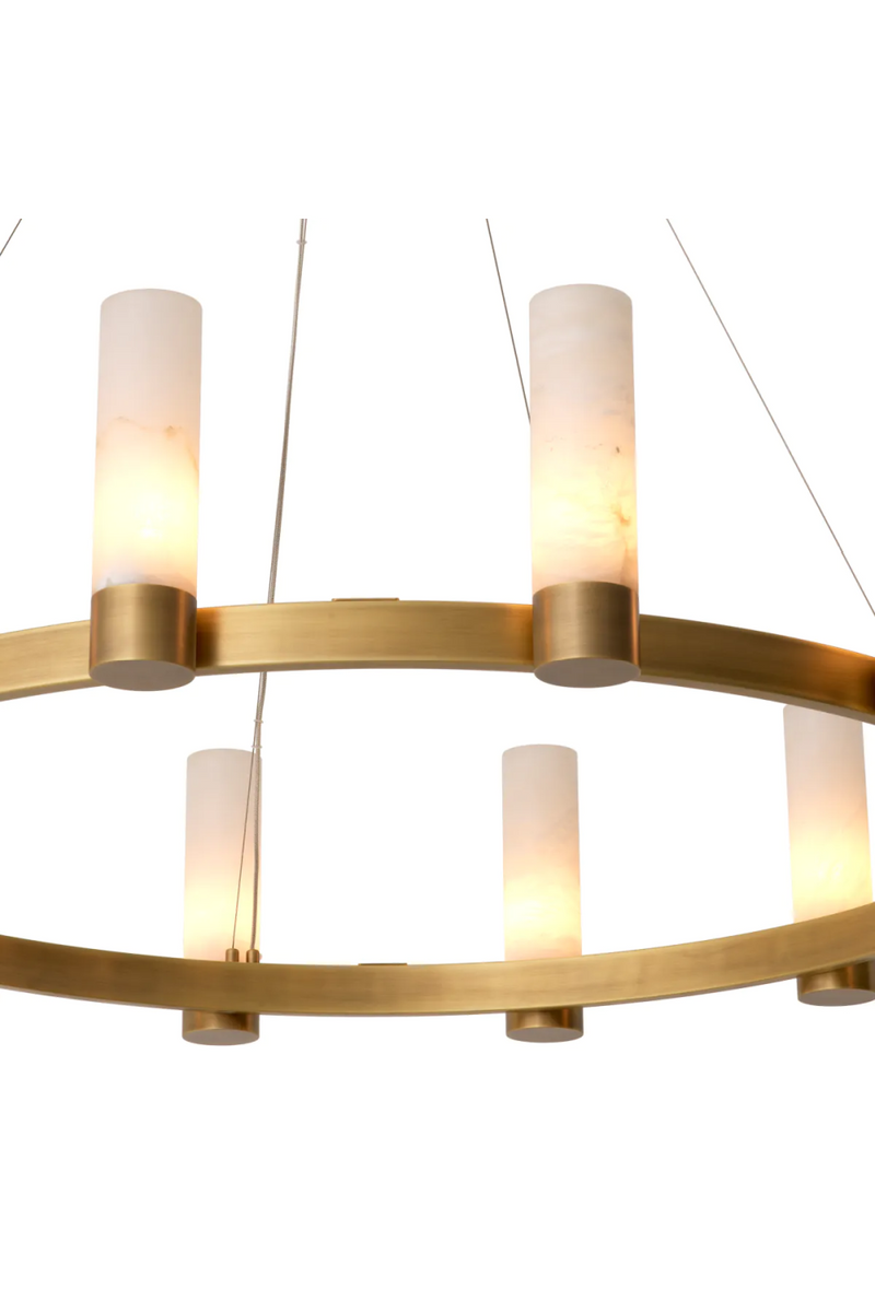 Alabaster Cylinders Chandelier | Eichholtz Castro | Eichholtzmiami.com