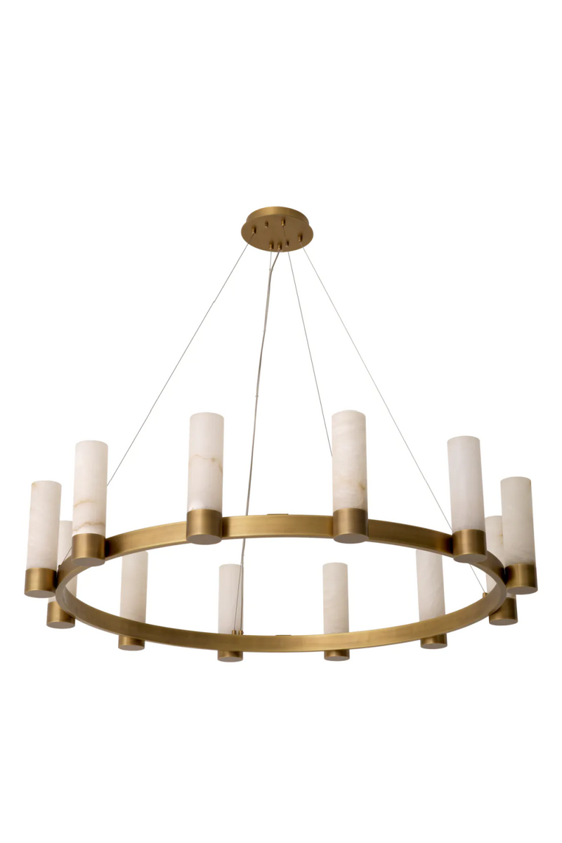 Alabaster Cylinders Chandelier | Eichholtz Castro | Eichholtzmiami.com