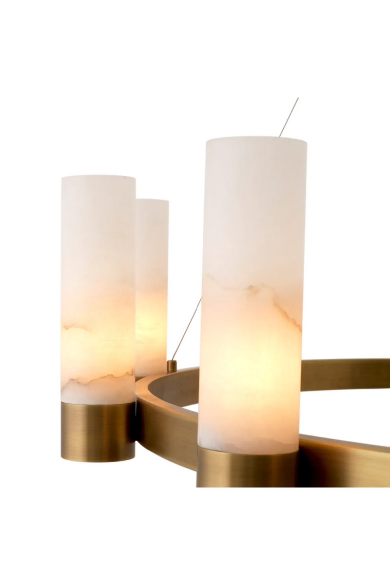 Alabaster Cylinders Chandelier | Eichholtz Castro | Eichholtzmiami.com