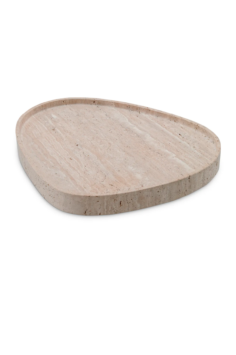 Beige Travertine Tray | Eichholtz Arman | Eichholtzmiami.com