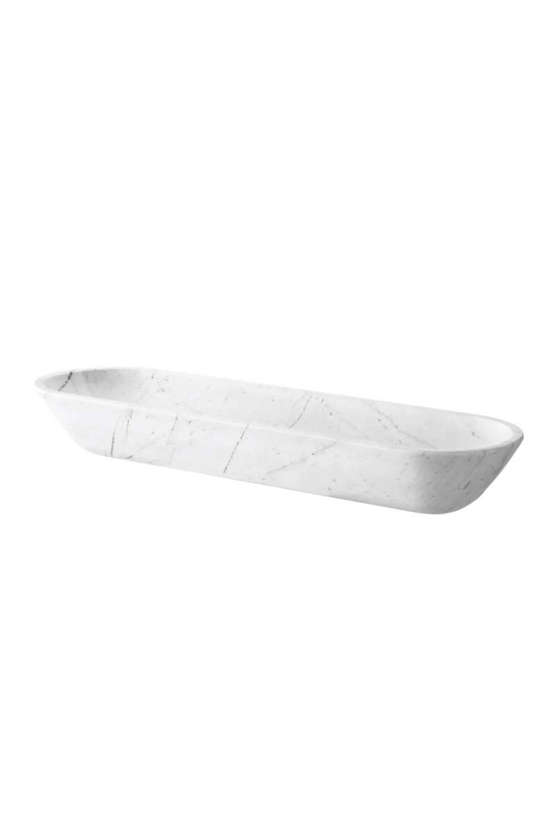 Solid White Marble Bowl | Eichholtz Hulton | Eichholtzmiami.com