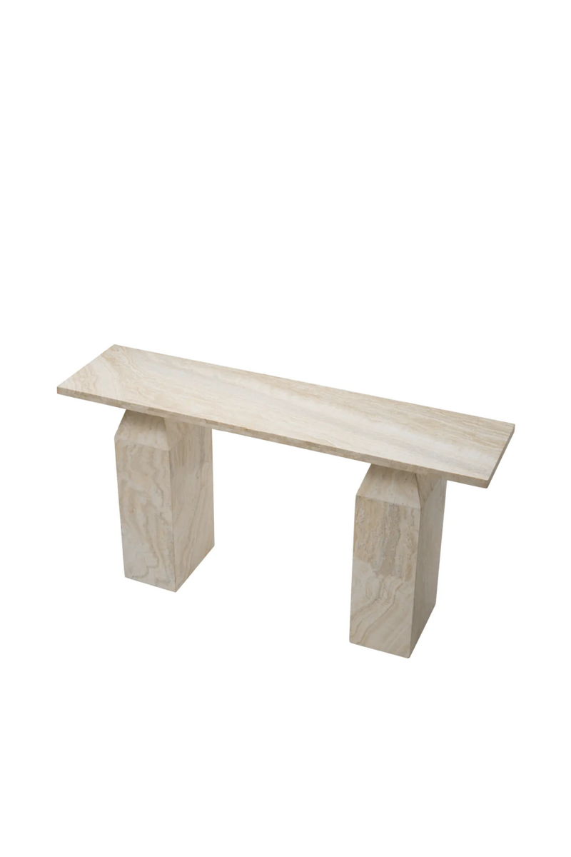 Rectangular Travertine Console Table | Eichholtz Tarragona | Eichholtzmiami.com