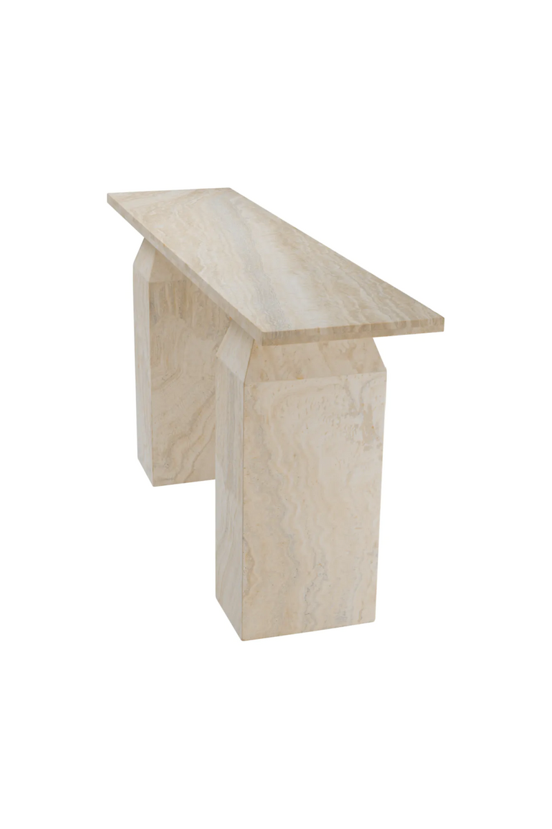 Rectangular Travertine Console Table | Eichholtz Tarragona | Eichholtzmiami.com