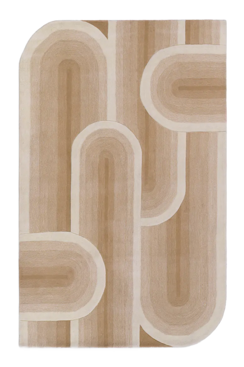 Beige Hand-Tufted Wool Carpet | Eichholtz Marsala | Eichholtzmiami.com