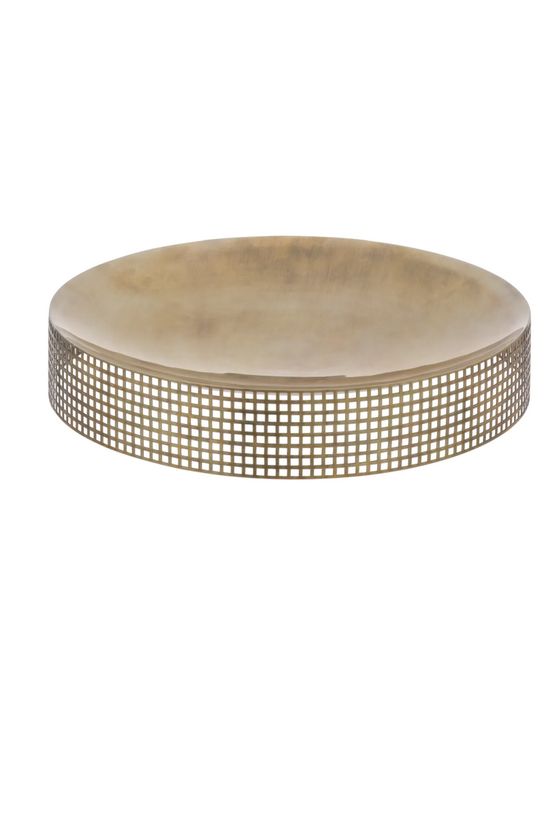 Vintage Brass Latticed Bowl | Eichholtz Sterling | Eichholtzmiami.com