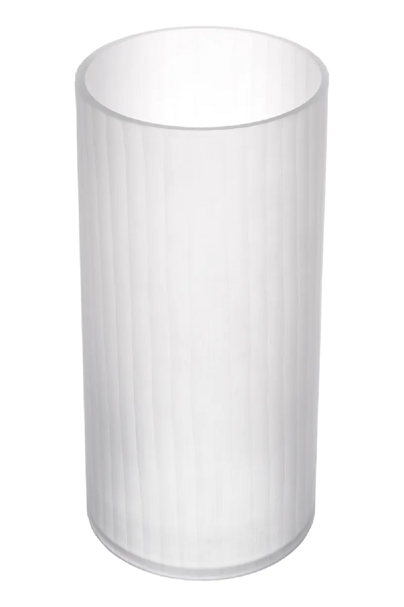 White Frosted Glass Vase | Eichholtz Haight | Eichholtzmiami.com