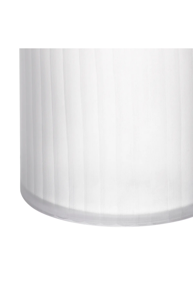 White Frosted Glass Vase | Eichholtz Haight | Eichholtzmiami.com