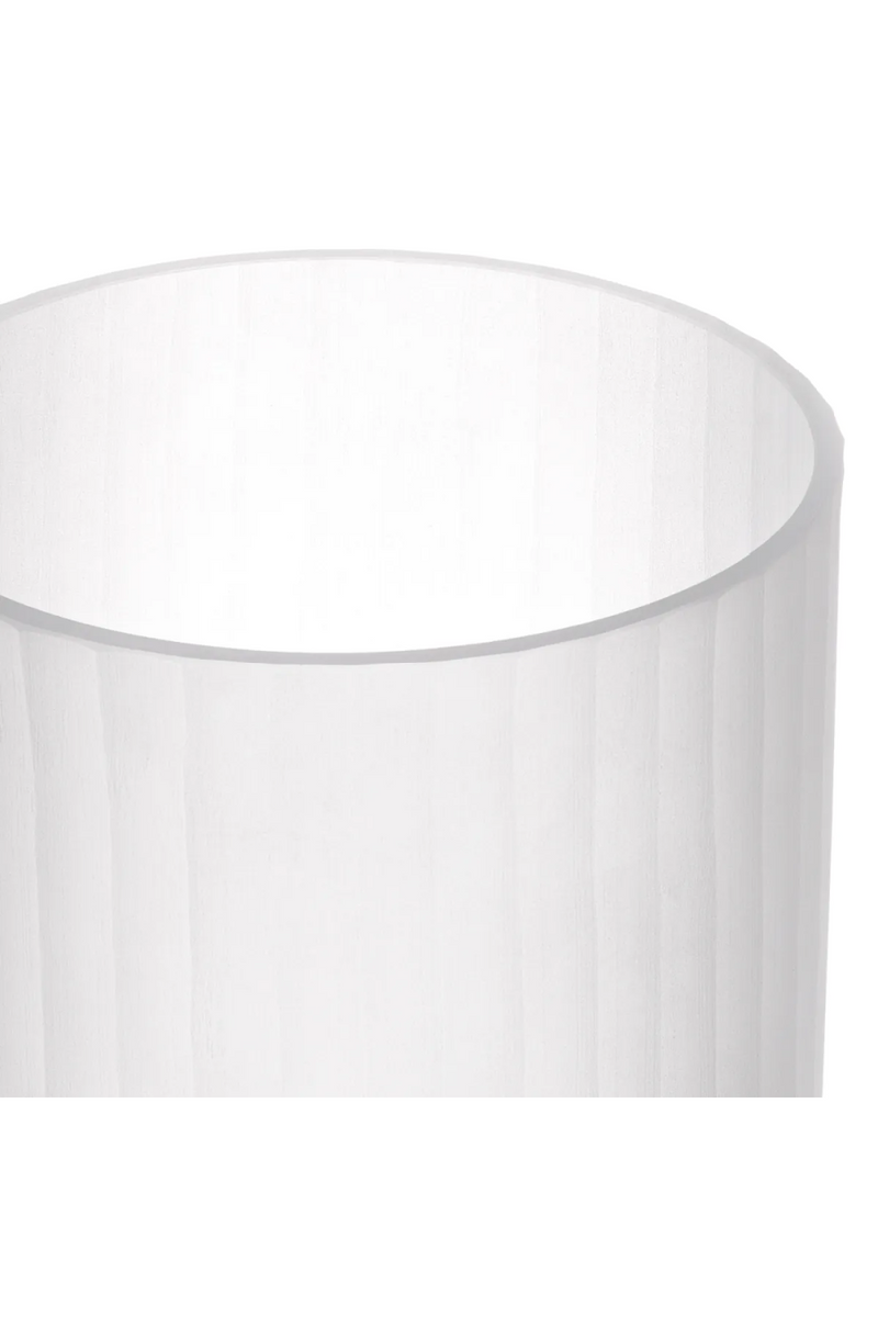 White Frosted Glass Vase | Eichholtz Haight | Eichholtzmiami.com