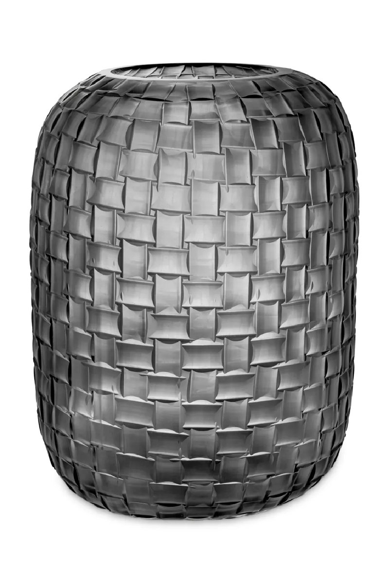 Gray Hand Blown Glass Vase | Eichholtz Varese | Eichholtzmiami.com