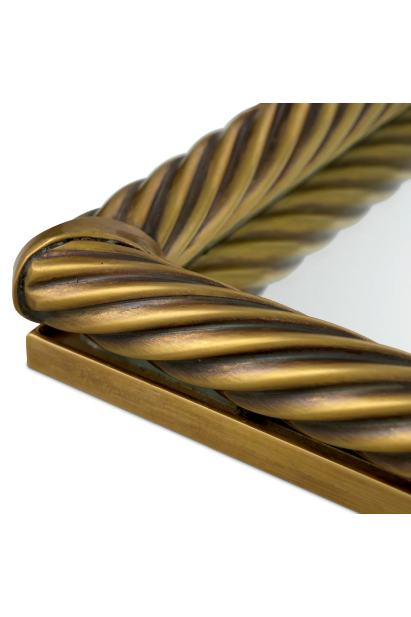 Vintage Brass Rectangular Tray | Eichholtz Salvi | Eichholtzmiami.com