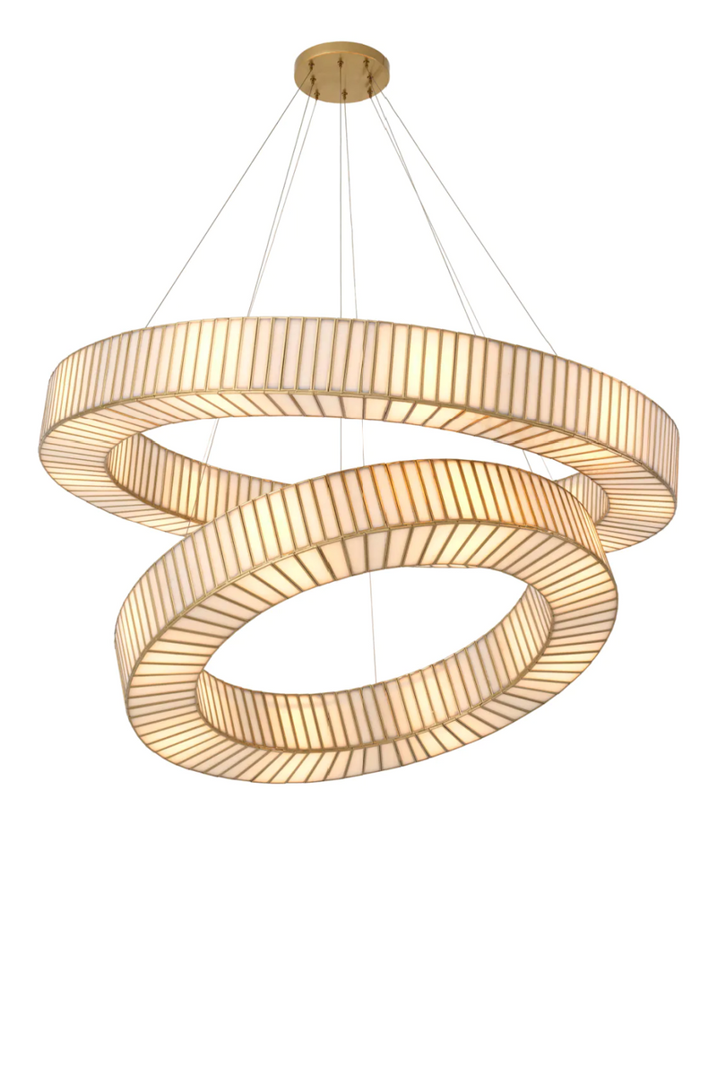 Circular Glass Panes Chandelier | Eichholtz Monari | Eichholtzmiami.com