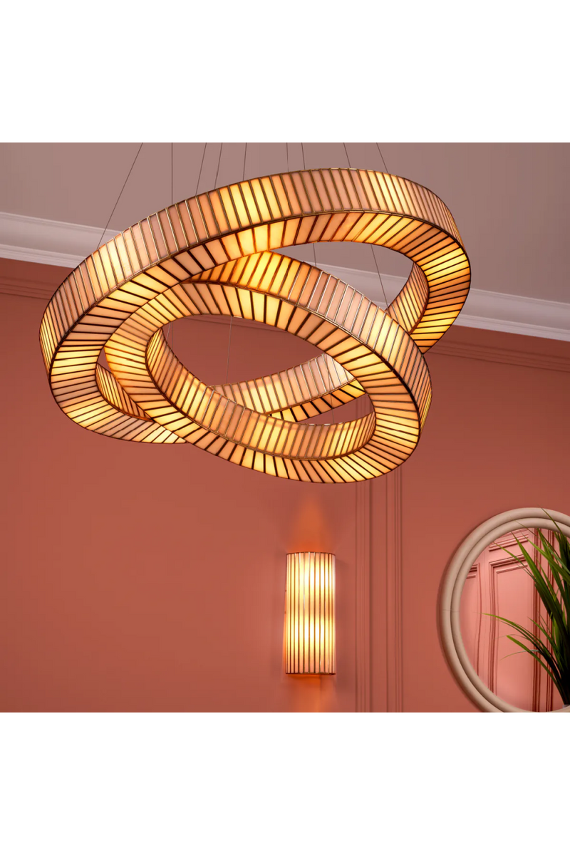 Circular Glass Panes Chandelier | Eichholtz Monari | Eichholtzmiami.com