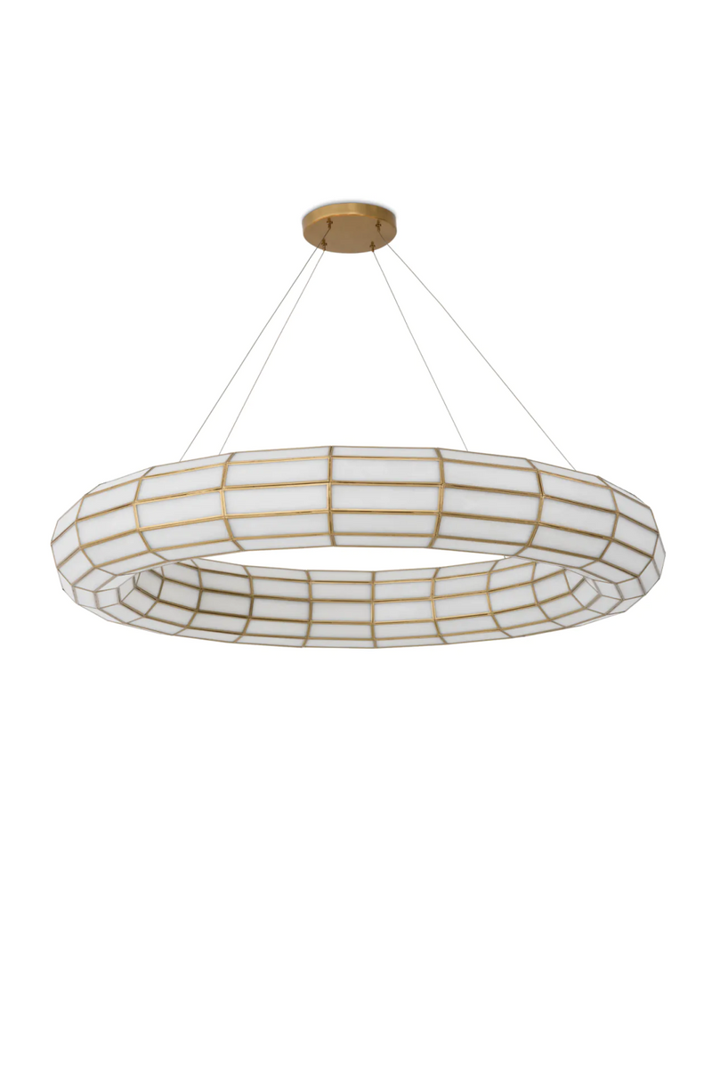 Glass Panels Round Chandelier | Eichholtz Ronco | Eichholtzmiami.com