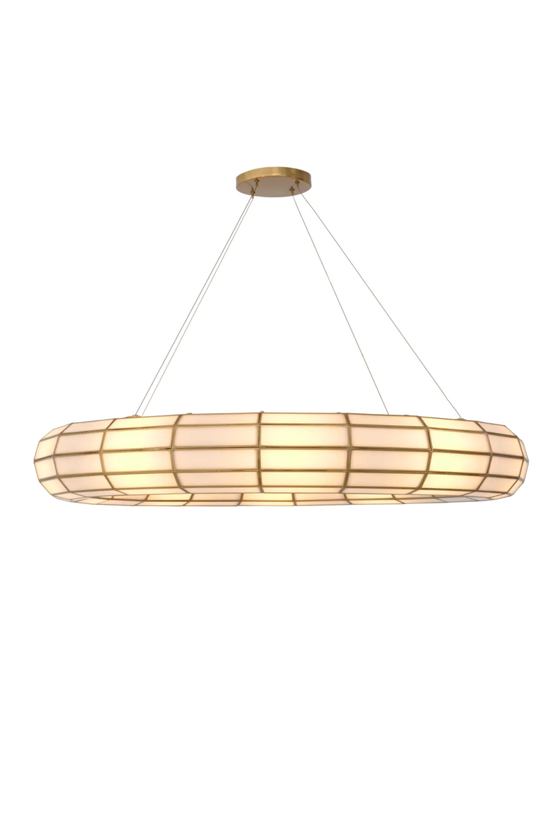 Glass Panels Round Chandelier | Eichholtz Ronco | Eichholtzmiami.com