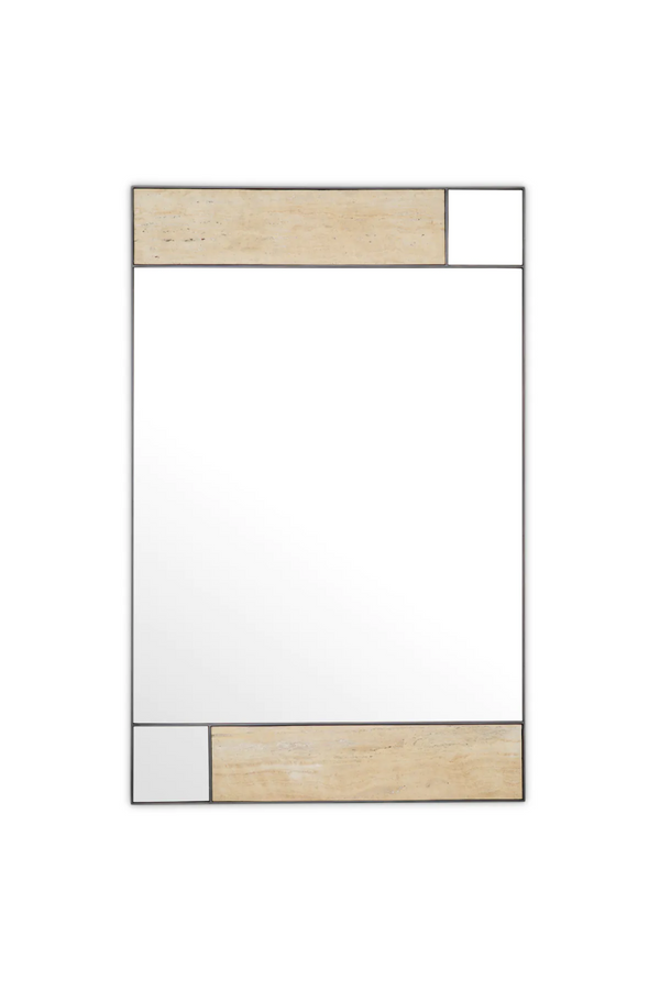 Travertine Bronze Wall Mirror | Eichholtz Cosimo | Eichholtzmiami.com