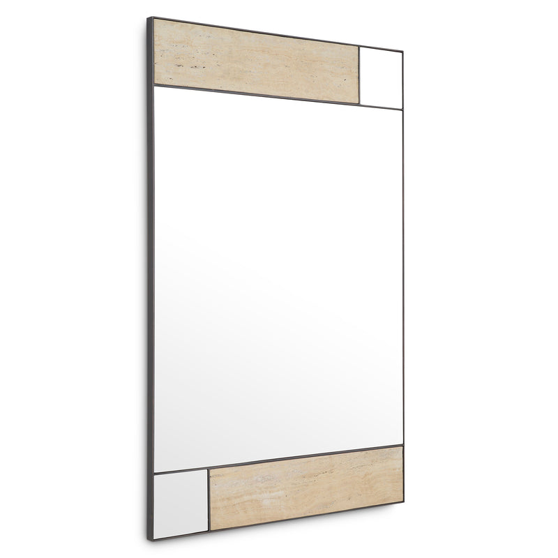 Travertine Bronze Wall Mirror | Eichholtz Cosimo | Eichholtzmiami.com