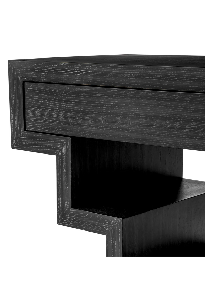 Oak Geometrical Console Table | Eichholtz Rialto | Eichholtzmiami.com