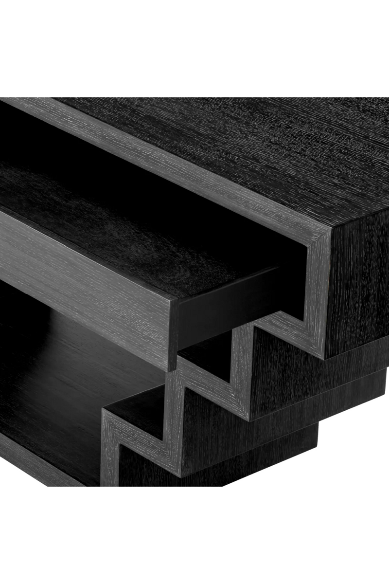 Oak Geometrical Console Table | Eichholtz Rialto | Eichholtzmiami.com