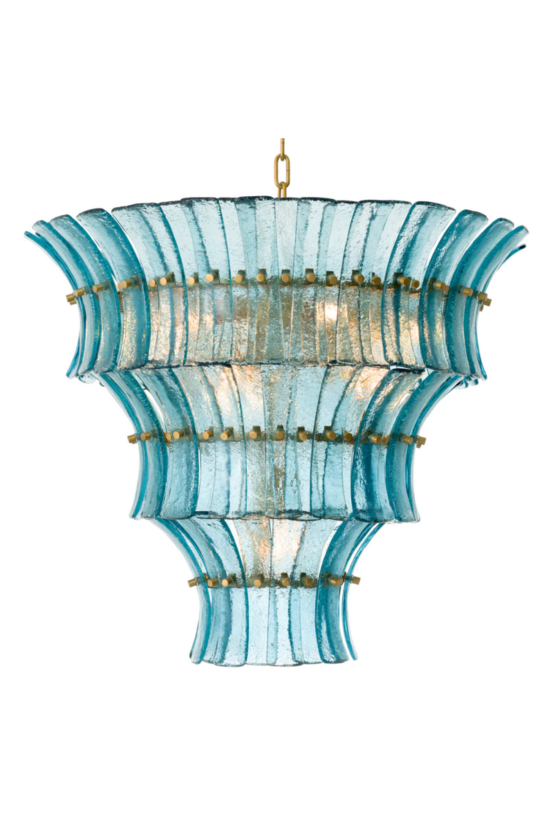 Glass Tiered Chandelier | Eichholtz Toscano | Eichholtzmiami.com