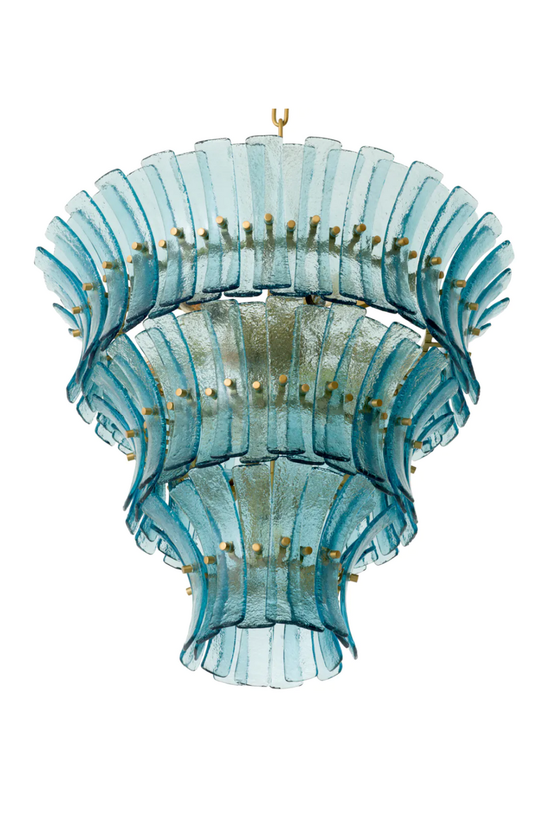 Glass Tiered Chandelier | Eichholtz Toscano | Eichholtzmiami.com