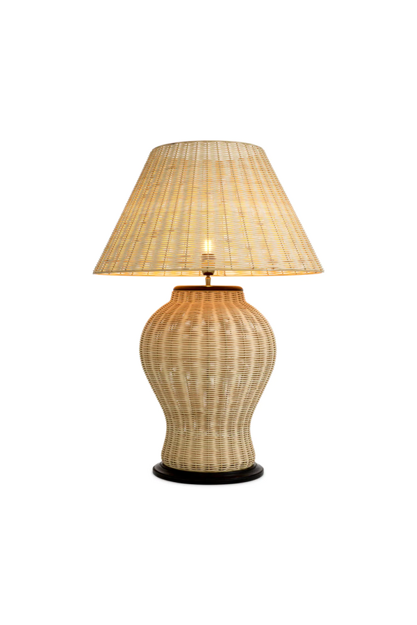 Natural Rattan Table Lamp | Eichholtz Dupoint | Eichholtzmiami.com