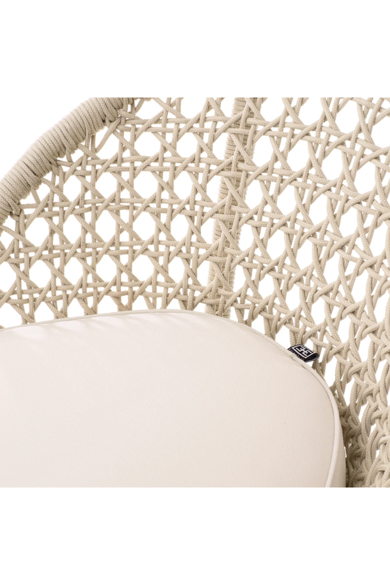 Cream Weave Outdoor Counter Stool | Eichholtz Trinity | Eichholtzmiami.com