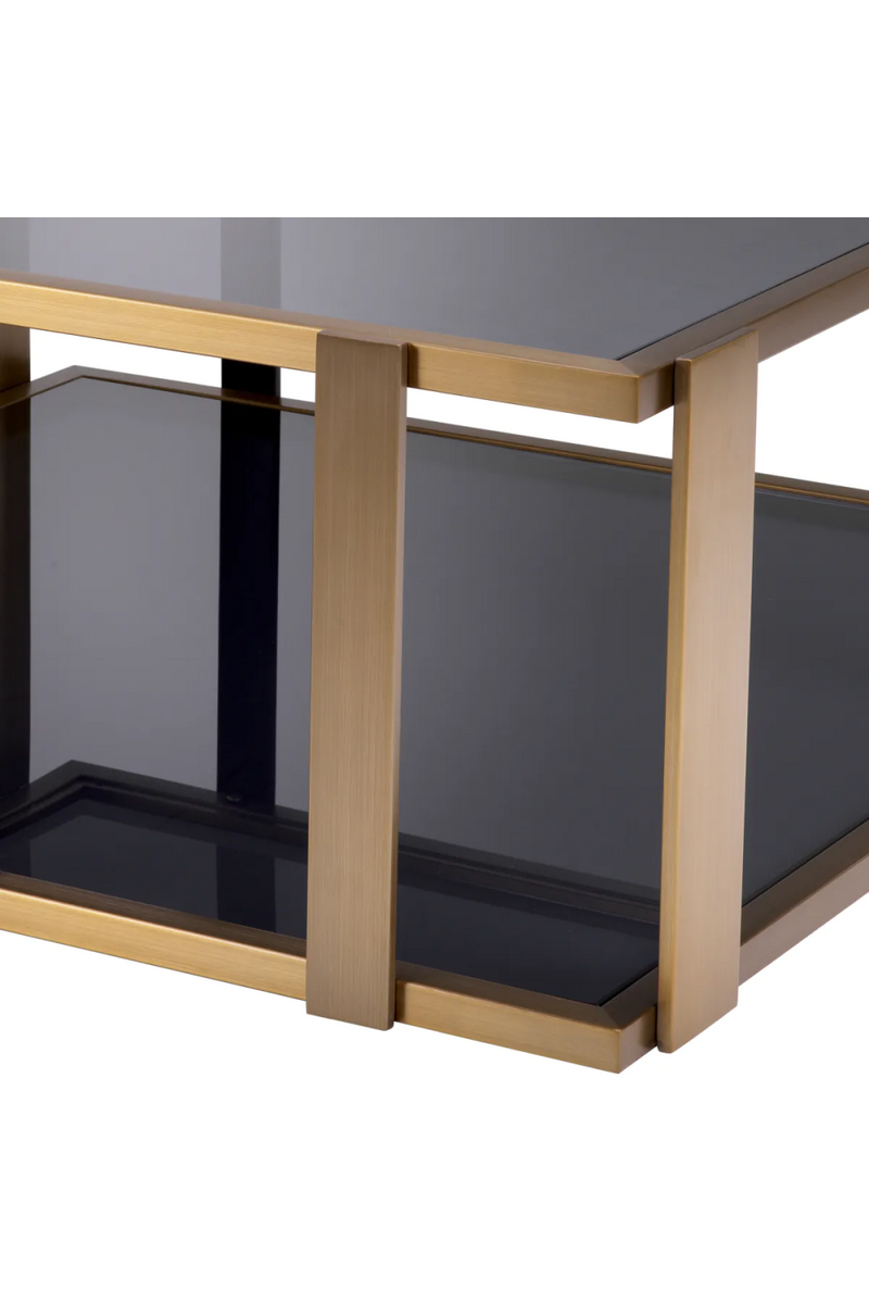 Square Black Glass Coffee Table | Eichholtz Clio | Eichholtzmiami.com
