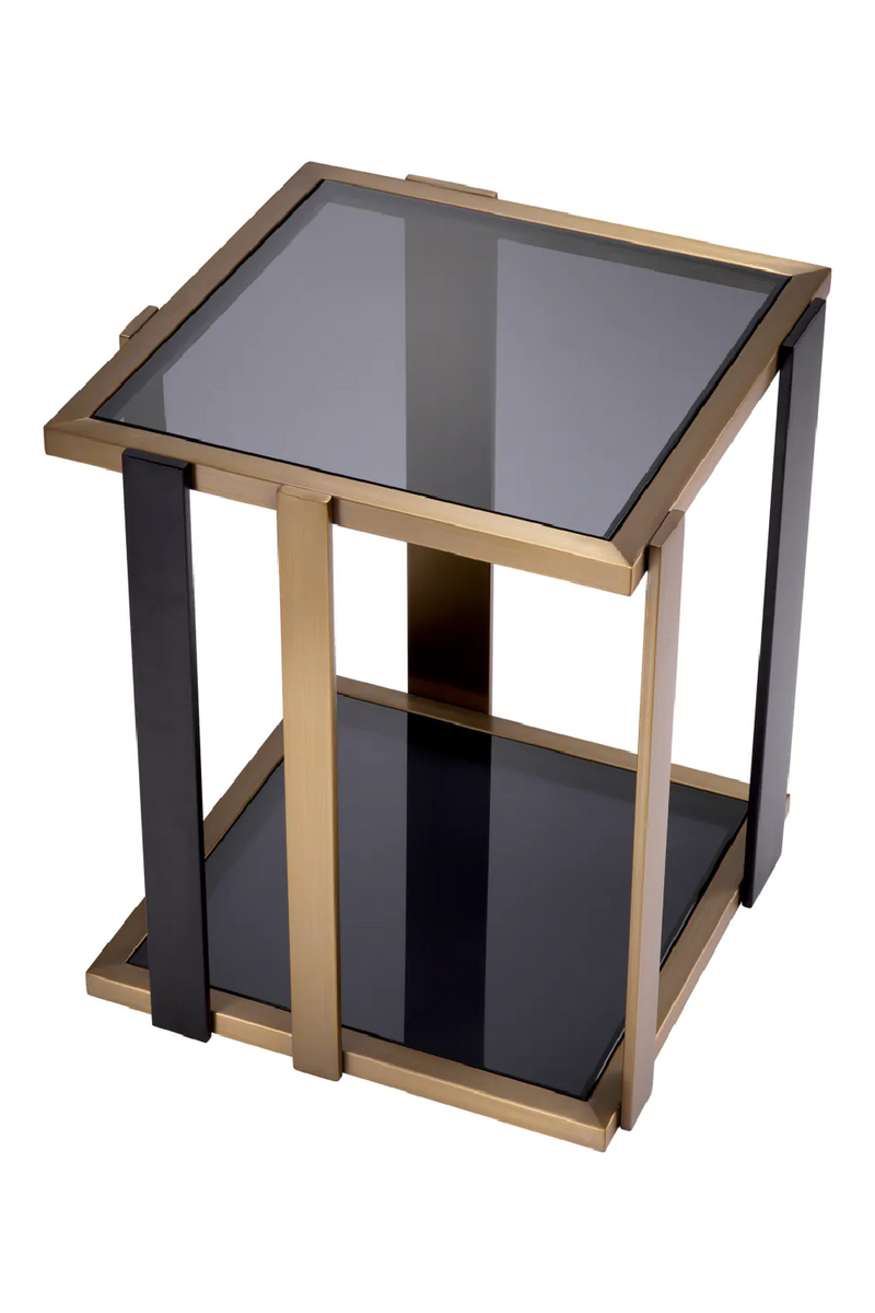 Black Glass Side Table | Eichholtz Billinghurst | Eichholtzmiami.com