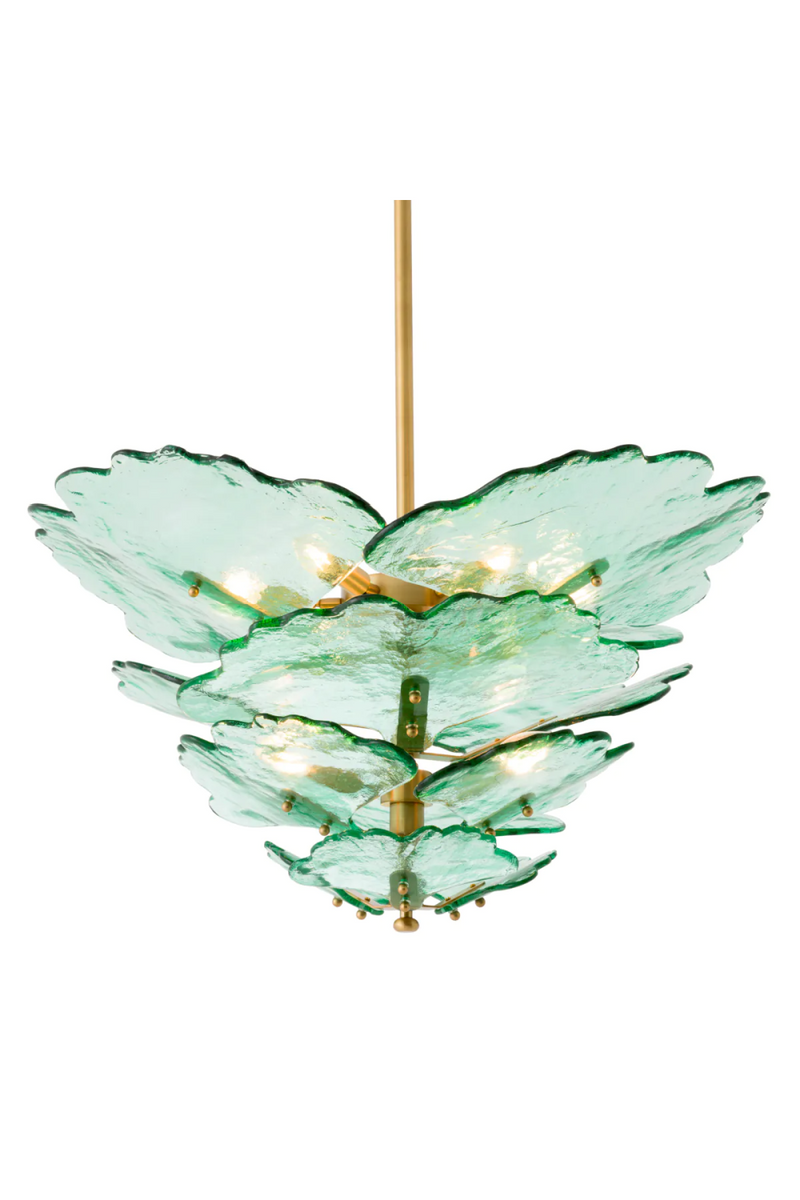 Handcrafted Green Glass Chandelier | Eichholtz Florina | Eichholtzmiami.com