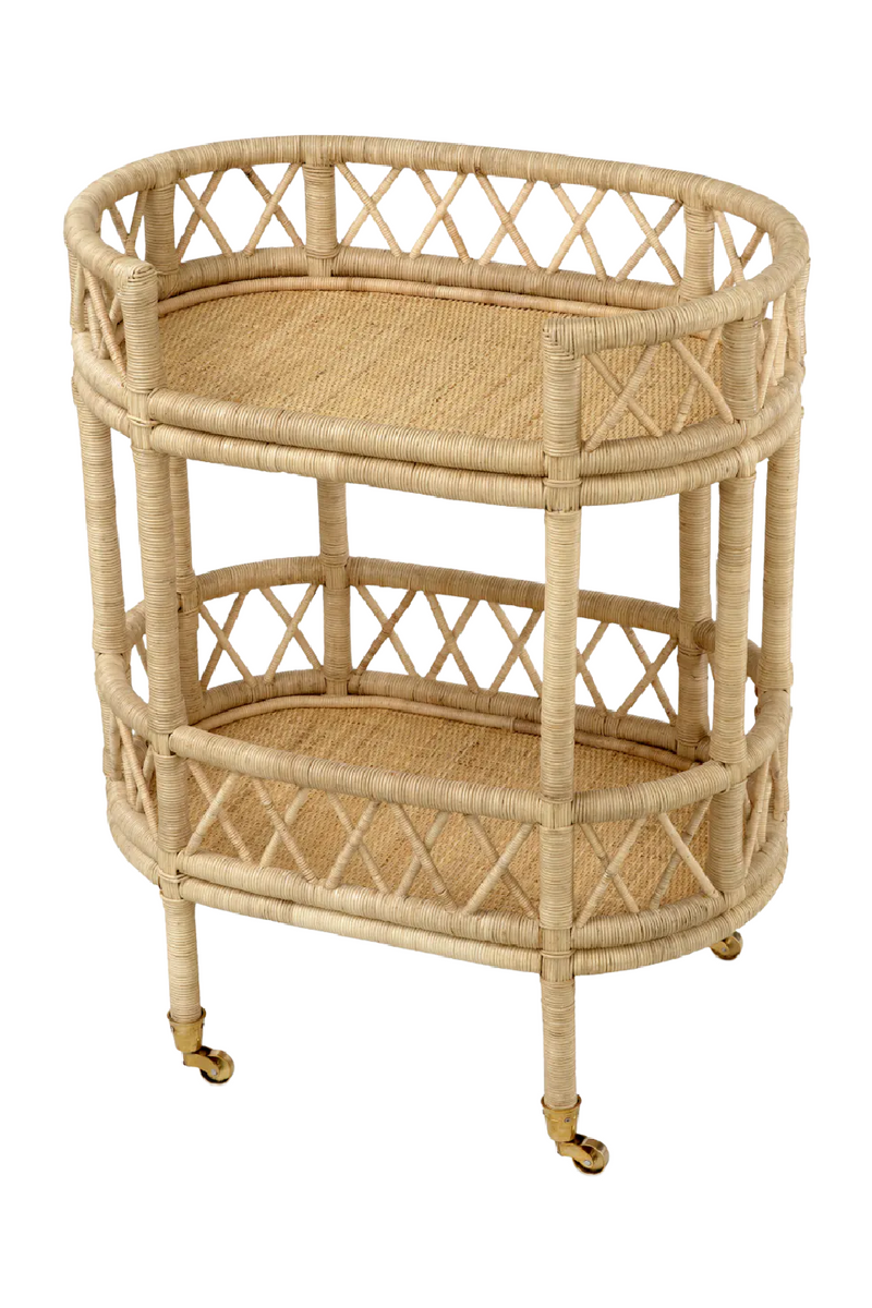 Natural Rattan Trolley | Eichholtz Dorini | Eichholtzmiami.com