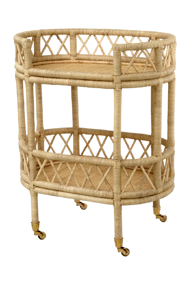 Natural Rattan Trolley | Eichholtz Dorini | Eichholtzmiami.com