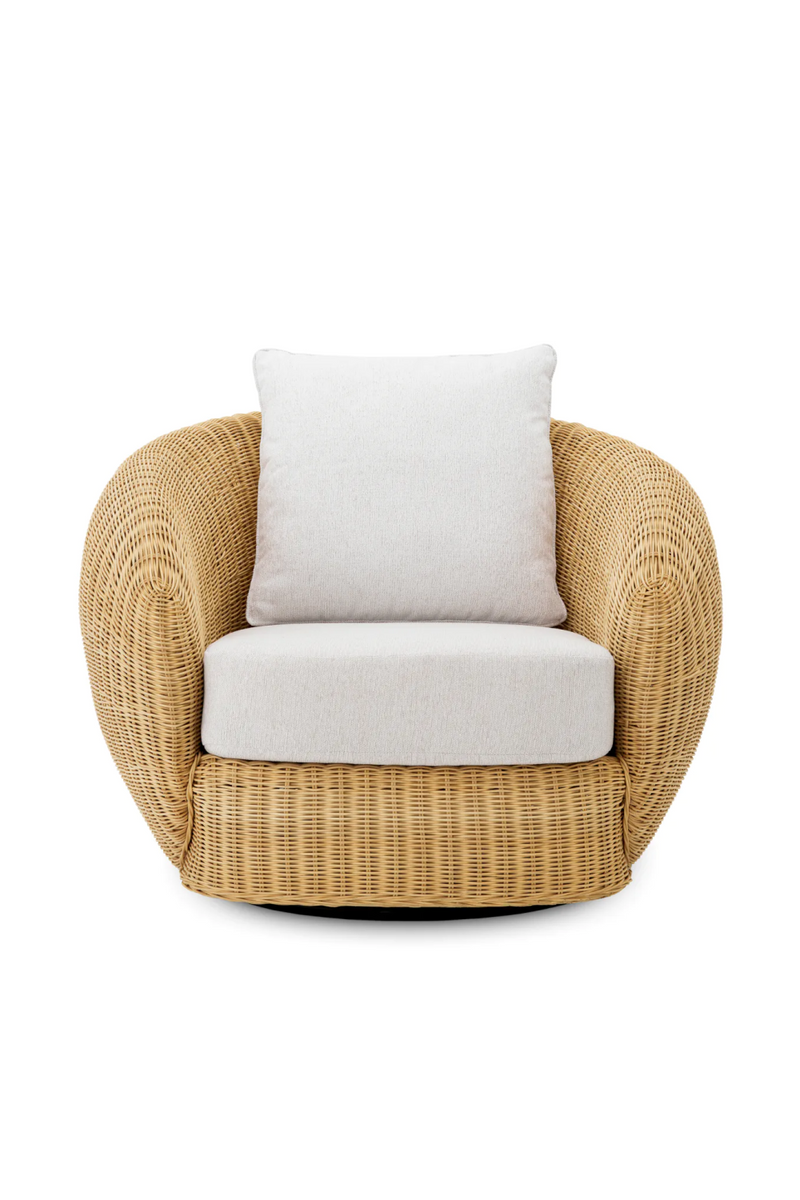 Curved Natural Rattan Chair | Eichholtz Rafael | Eichholtzmiami.com