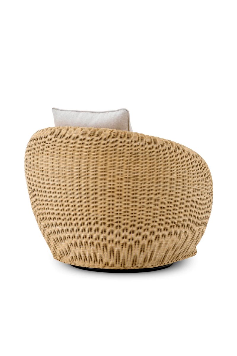 Curved Natural Rattan Chair | Eichholtz Rafael | Eichholtzmiami.com