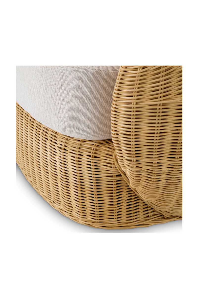 Curved Natural Rattan Chair | Eichholtz Rafael | Eichholtzmiami.com