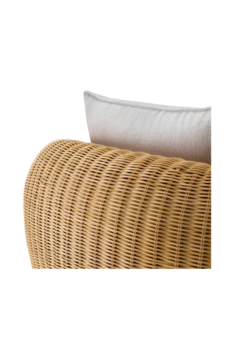 Curved Natural Rattan Chair | Eichholtz Rafael | Eichholtzmiami.com