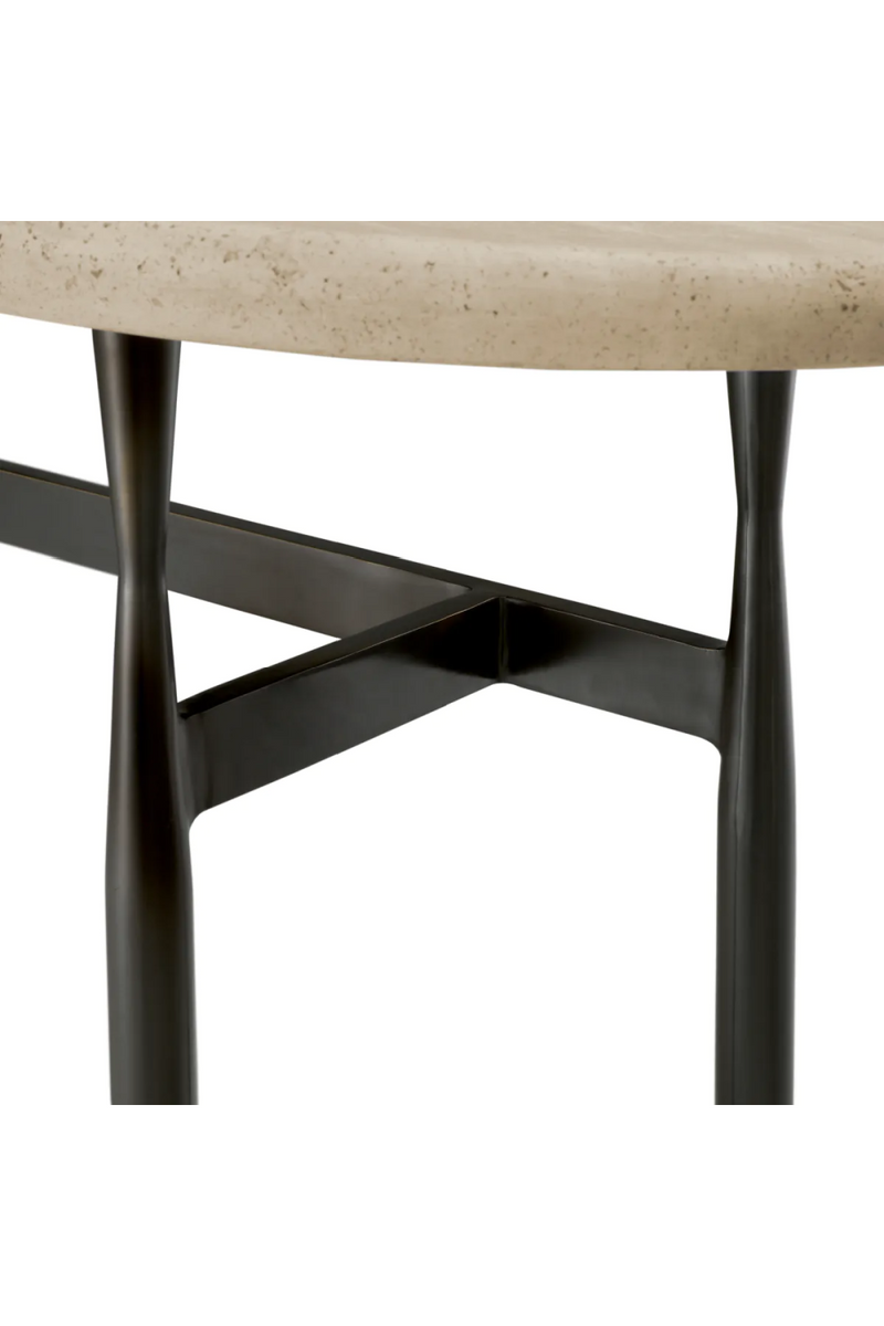 Oval Travertine Console Table | Eichholtz Palermo | Eichholtzmiami.com