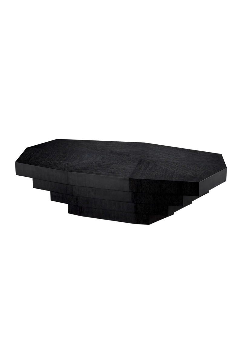 Black Oak Geometrical Coffee Table | Eichholtz Vezio | Eichholtzmiami.com