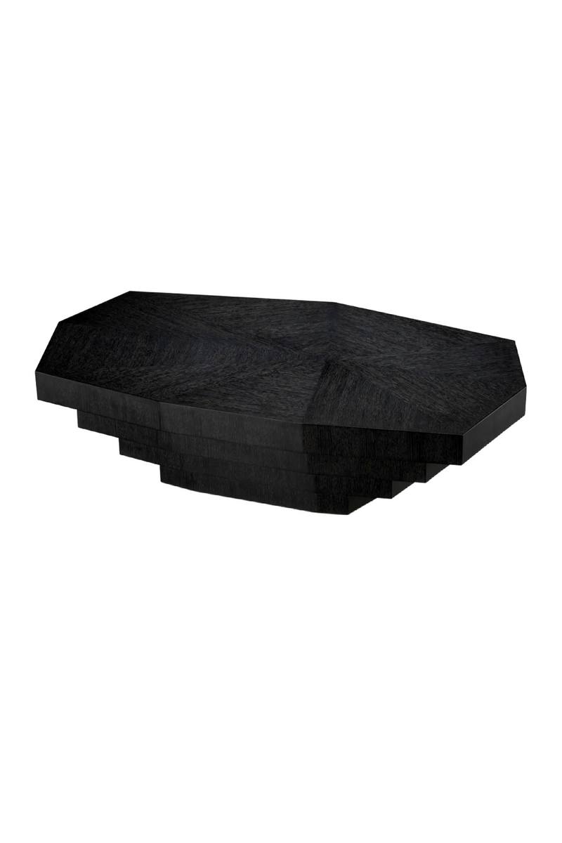 Black Oak Geometrical Coffee Table | Eichholtz Vezio | Eichholtzmiami.com