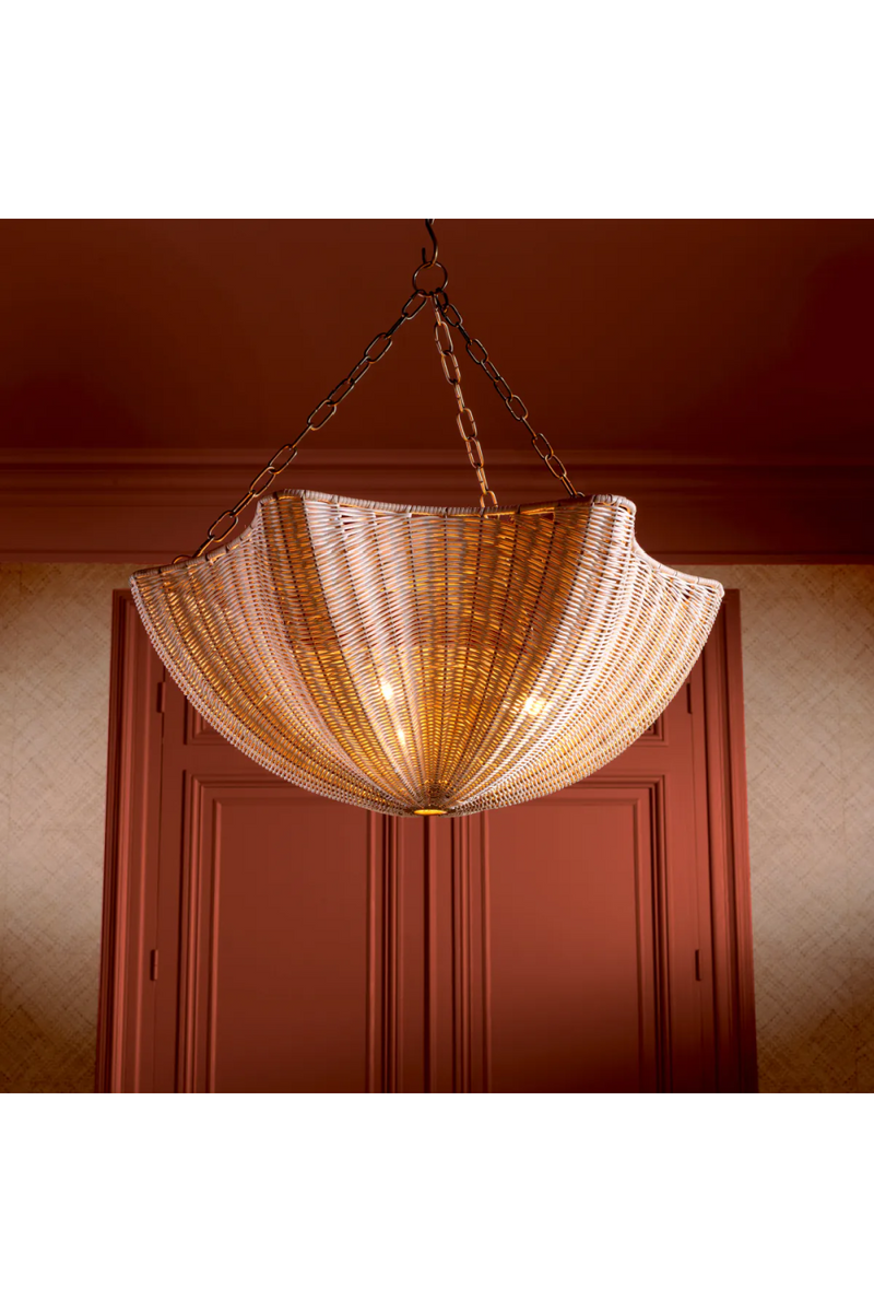 Natural Rattan Chandelier | Eichholtz Los Palmos | Oroatrade.com