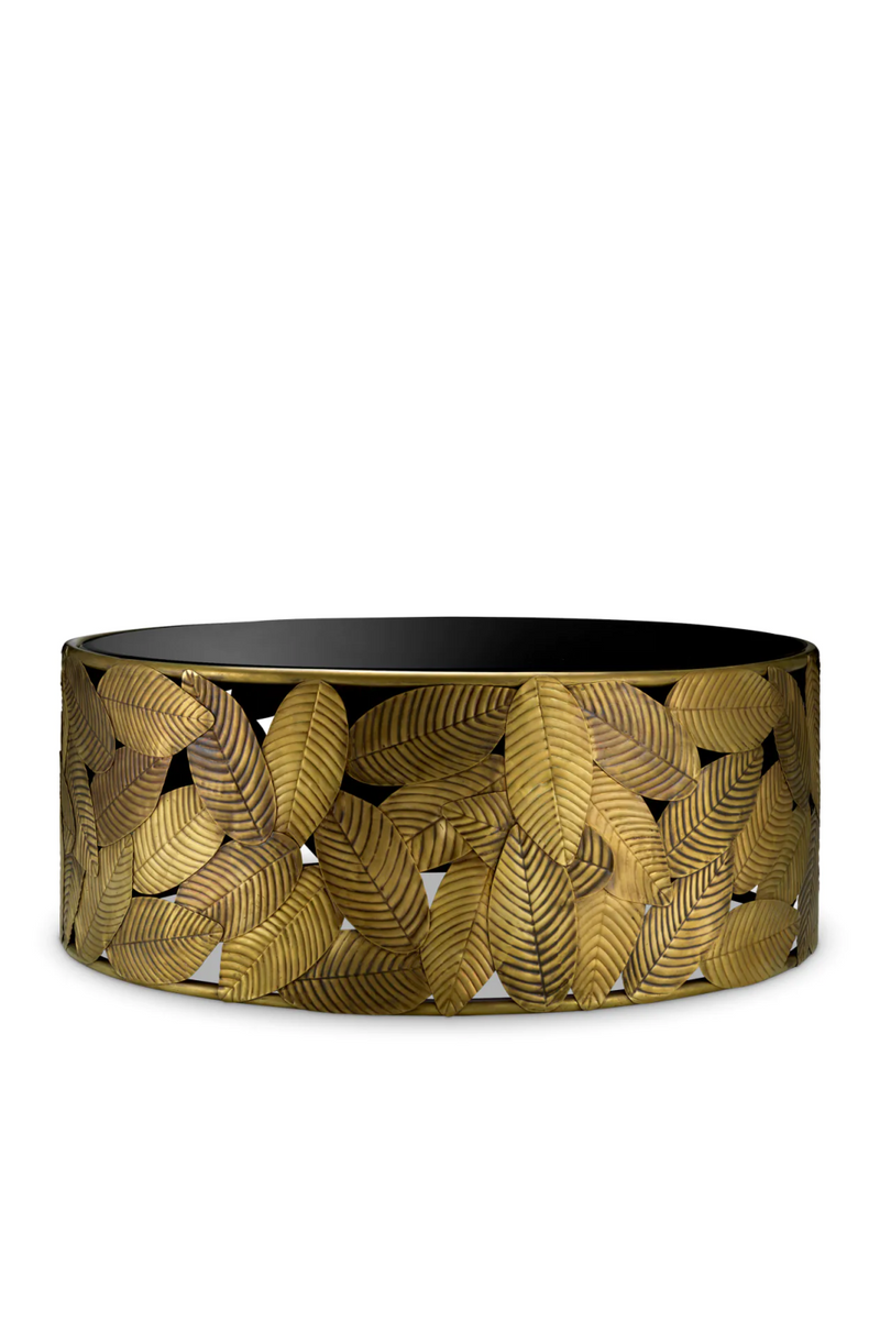 Black Beveled Glass Coffee Table | Eichholtz Botanico | Eichholtzmiami.com