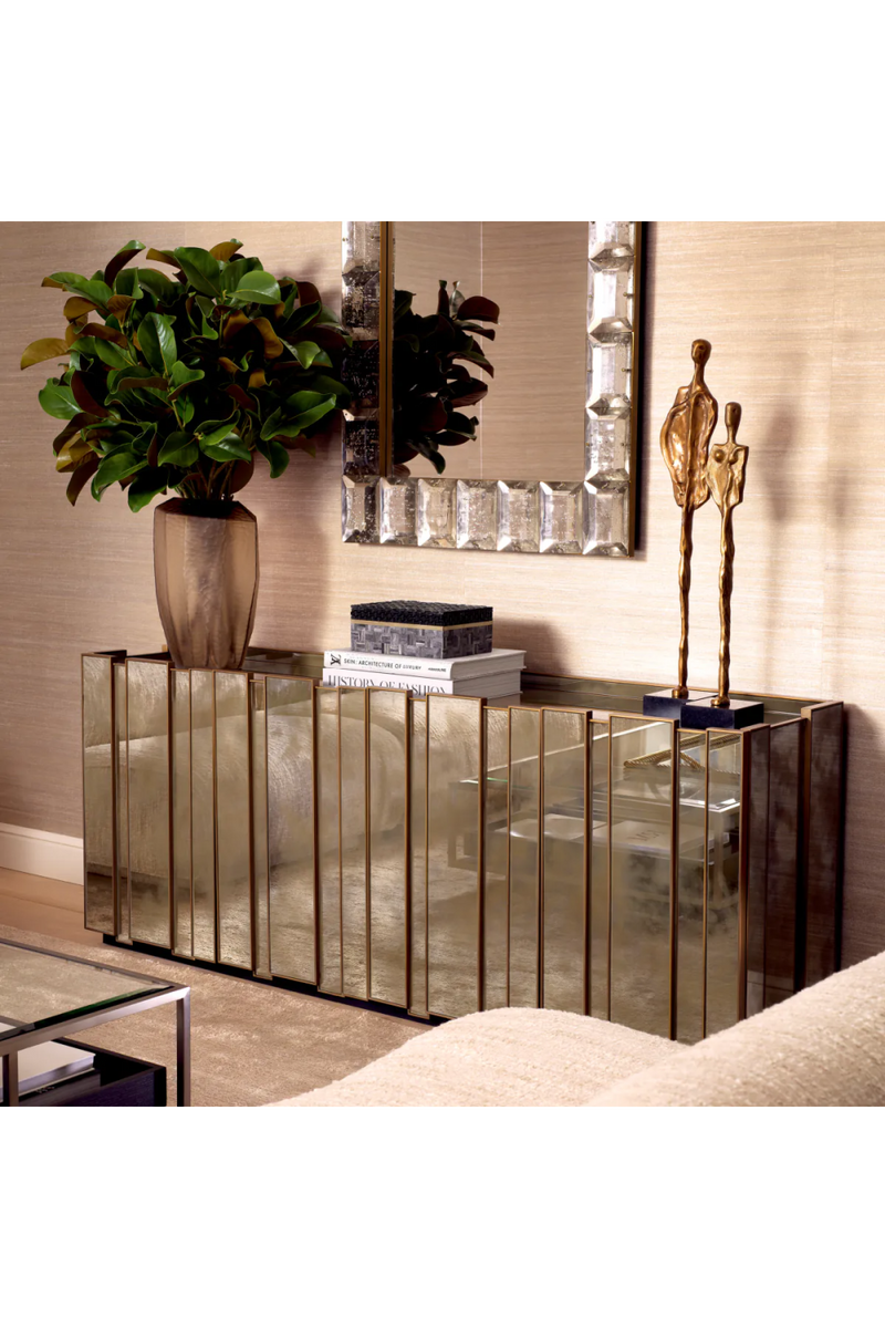 Antique Mirror Glass Sideboard | Eichholtz Nottingham | Eichholtzmiami.com