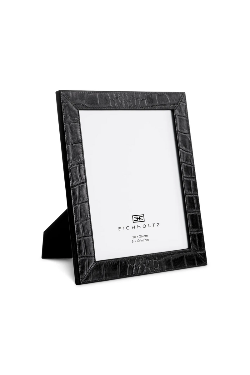 Black Leather Picture Frames (2) | Eichholtz Scaleo | Eichholtzmiami.com