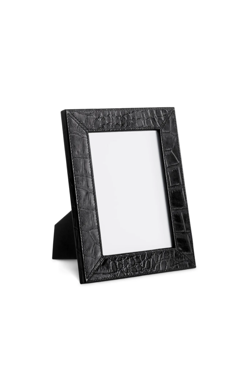 Black Leather Picture Frames (2) | Eichholtz Scaleo | Eichholtzmiami.com