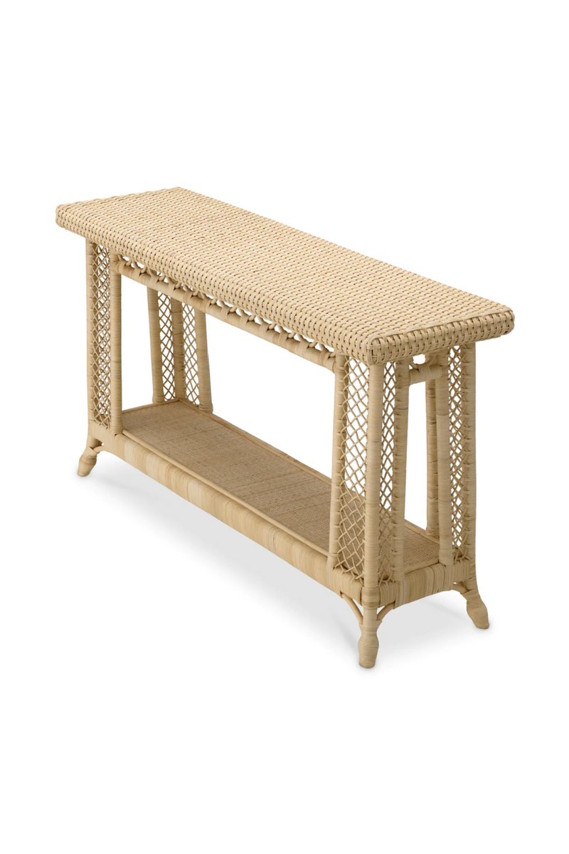 Rectangular Rattan Console Table | Eichholtz Saba | Eichholtzmiami.com