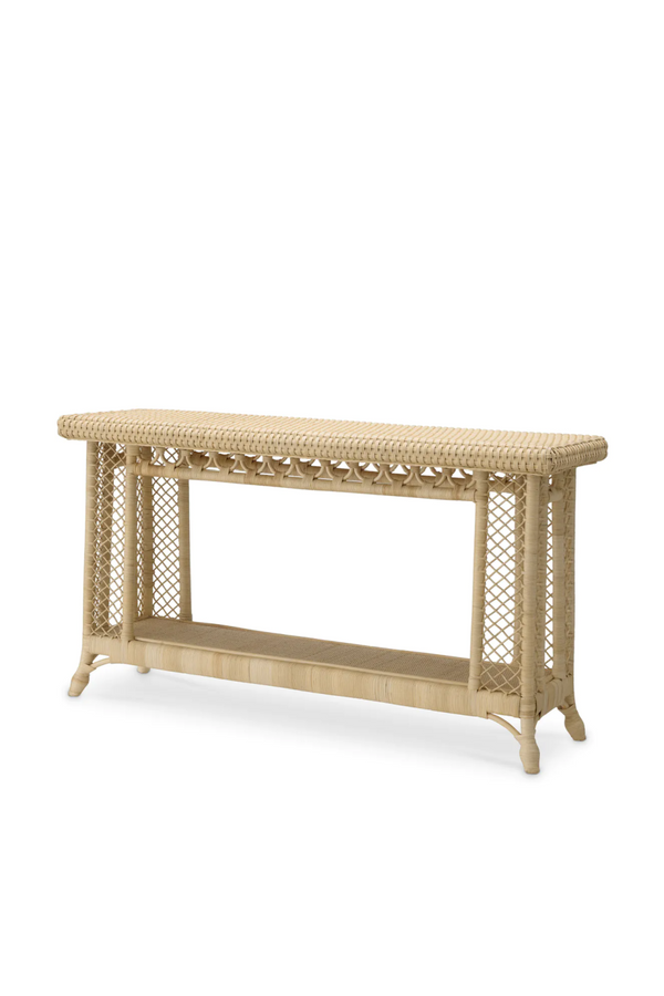 Rectangular Rattan Console Table | Eichholtz Saba | Eichholtzmiami.com