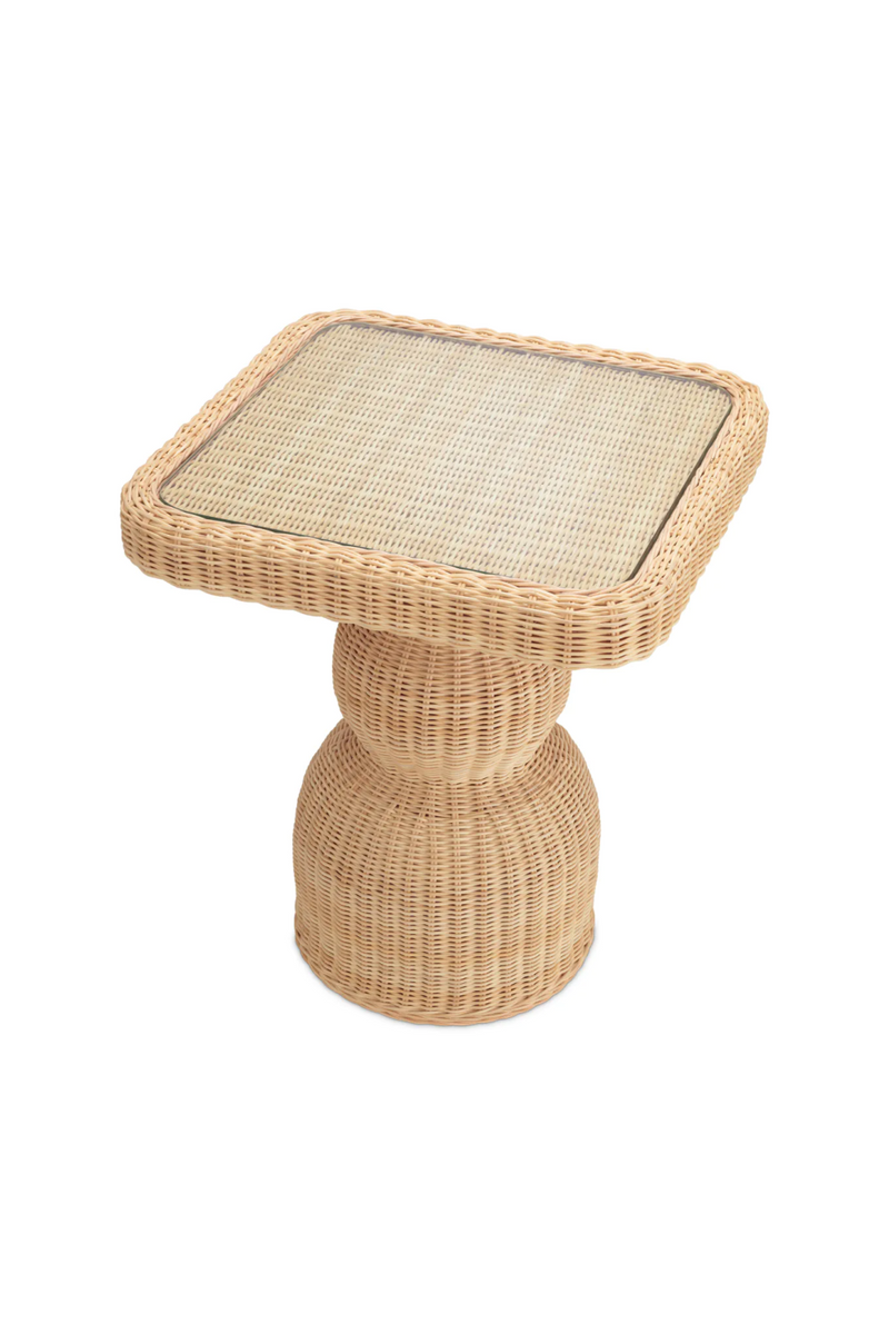 Natural Rattan Side Table | Eichholtz Tiago | Eichholtzmiami.com