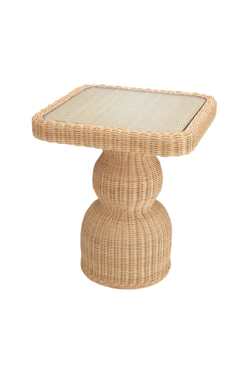 Natural Rattan Side Table | Eichholtz Tiago | Eichholtzmiami.com