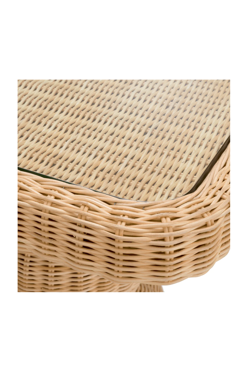 Natural Rattan Side Table | Eichholtz Tiago | Eichholtzmiami.com