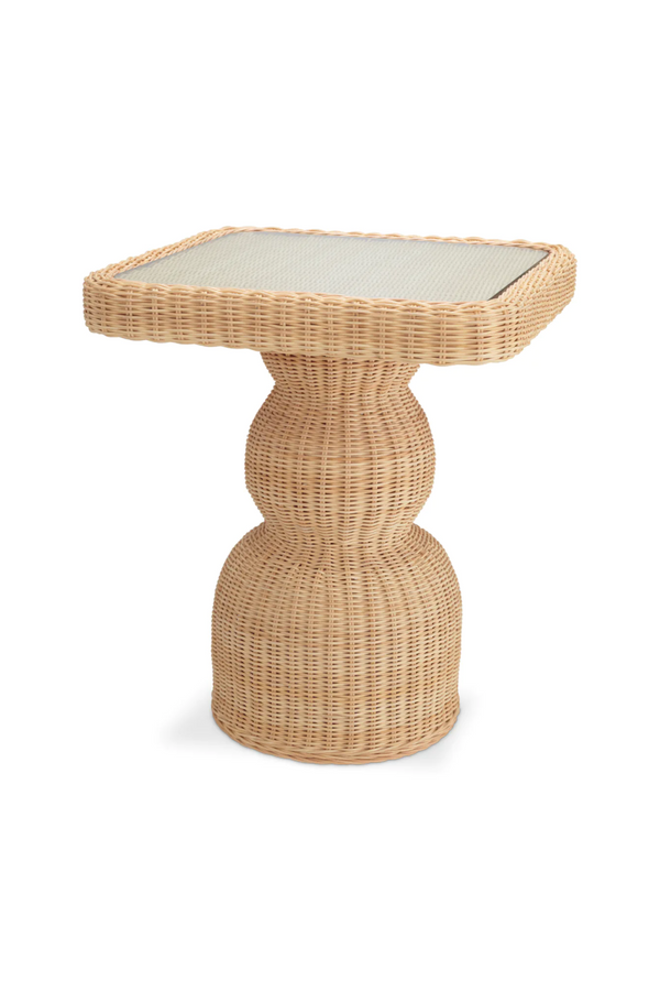 Natural Rattan Side Table | Eichholtz Tiago | Eichholtzmiami.com